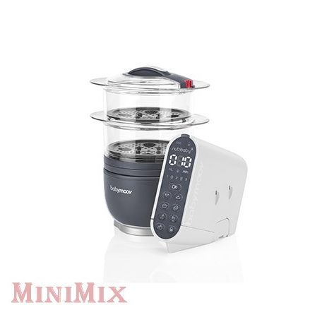 BABYMOOV Nutribaby Plus robotgép 5 funkciós - szürke