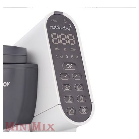 BABYMOOV Nutribaby Plus robotgép 5 funkciós - szürke