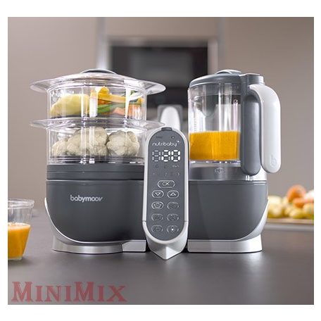 BABYMOOV Nutribaby Plus robotgép 5 funkciós - szürke