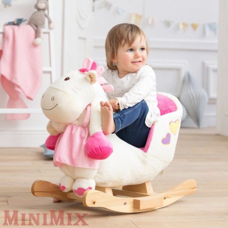 Rózsaszín pony hintaló