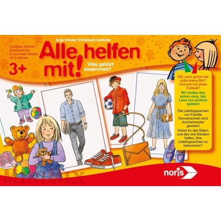 Noris társasjáték "Alle helfen mit!" 