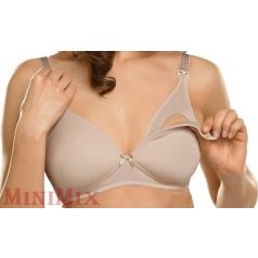   Naturana 5666 merevítő nélküli szoptatós melltartó bézs 75E