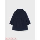 Mayoral 2434 sötétkék elegáns kislány kabát 92-es (b)