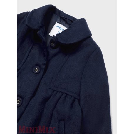Mayoral 2434 sötétkék elegáns kislány kabát 92-es (b)