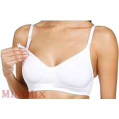   Naturana 5587 merevítő nélküli szoptatós melltartó fehér 75D