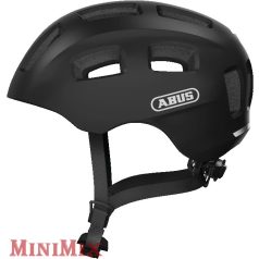   ABUS Youn-I 2.0 gyermek kerékpáros bukósisak Velvet black "M" (52-57 cm)
