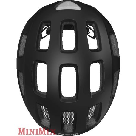 ABUS Youn-I 2.0 gyermek kerékpáros bukósisak Velvet black "M" (52-57 cm)