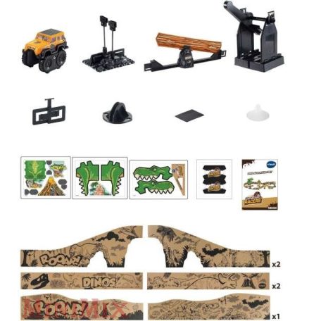 Vtech Dino-kaland kreatív papír autópálya készlet