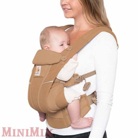 Ergobaby Omni Breeze babahordozó Camel Brown