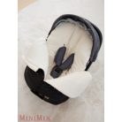 Babycab Naryn téli lábzsák mózeskosárhoz, babahordozóhoz fekete