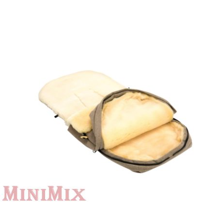 BabyCab Lille báránybőr bundazsák barna