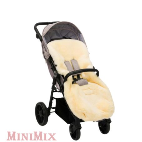 BabyCab Lille báránybőr bundazsák barna