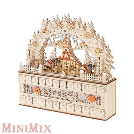 Ledes Adventi Naptár Fa 45 cm