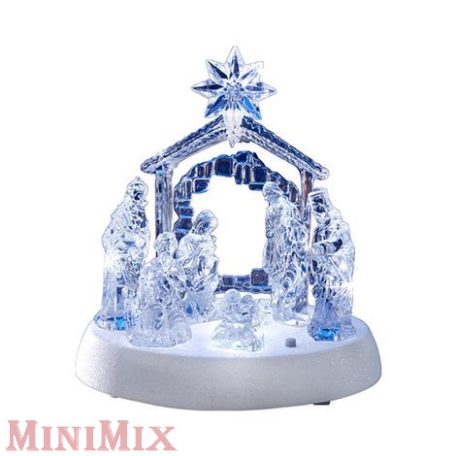 Világító-zenélő Betlehem