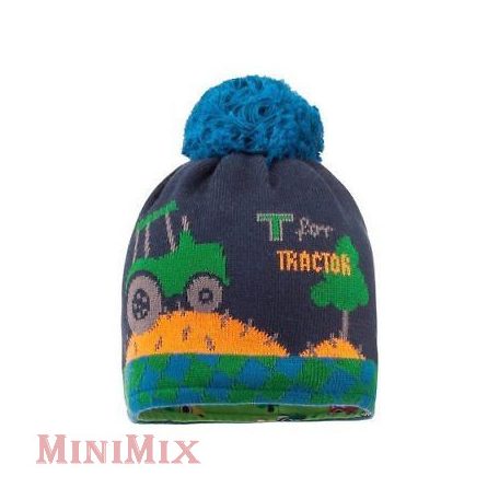 Maximo 73571-340500 traktor mintás kötött gyerek sapka 49-es