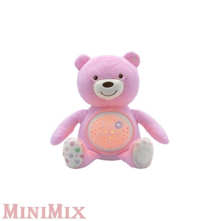 Chicco Baby Bear éjszakai fény pink