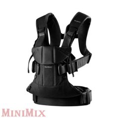 BabyBjörn ONE Cotton kenguru schwarz