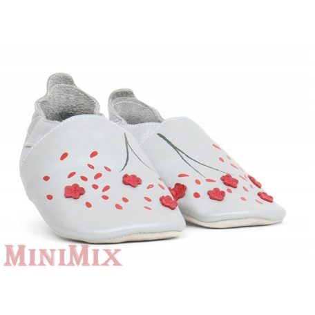 Bobux 1000-035-09 virágos bőrcipő XL-es 21-27 hónapos
