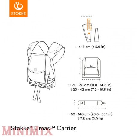 Stokke Limas babahordozó Olive Green 