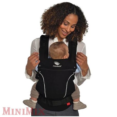 Manduca First Pure Cotton  kenguru Night Black