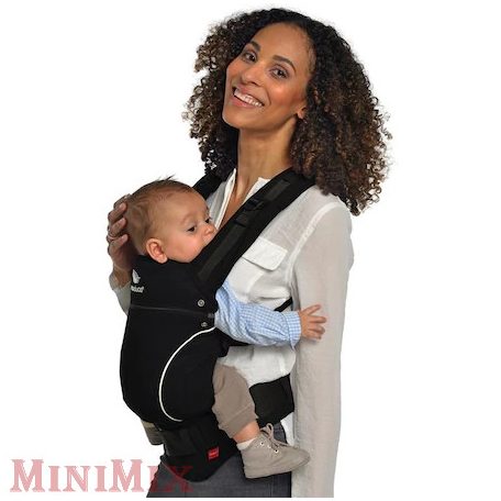 Manduca First Pure Cotton  kenguru Night Black