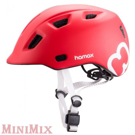 Hamax Thundercap Red-White gyermek bukósisak M-es( 52-56 cm )