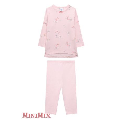 Sanetta 221723 szitakötő mintás 2 részes kislány pizsama 74-es(b)