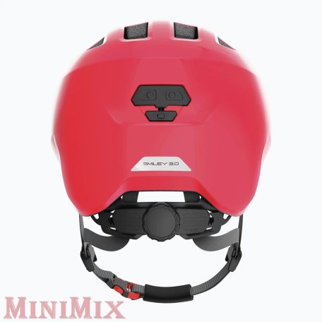 Abus smiley 3.0 shiny red bukósisak S-es ( 45-50 cm )