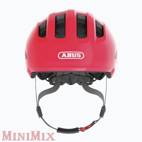 Abus smiley 3.0 shiny red bukósisak S-es ( 45-50 cm )