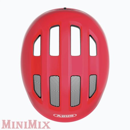 Abus smiley 3.0 shiny red bukósisak S-es ( 45-50 cm )
