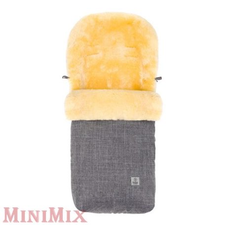 Babycab Lulea báránybőr bundazsák Hellgrau Melange