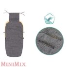 Babycab Lulea báránybőr bundazsák Hellgrau Melange