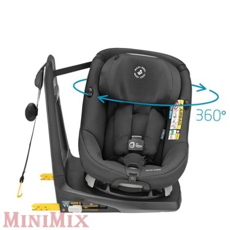 MAXI-COSI Axissfix Air 61-105cm Authentic Black reboard gyerekülés