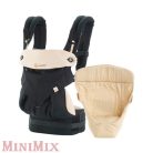 ErgoBaby Original kenguru újszülött szűkítővel Black/Camel