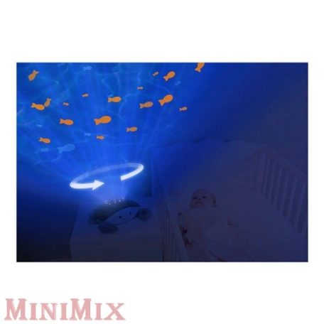 Zazu Cody - zenélő, sírásérzékelő, óceánkivetítő plüss rák