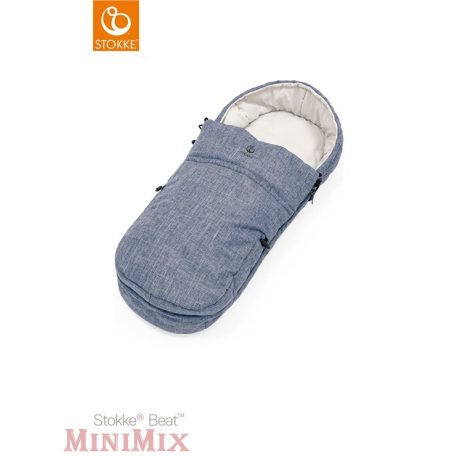 STOKKE Stroller Softbag Blue Melange bundazsák babakocsiba