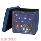 Világító karácsonyi puff