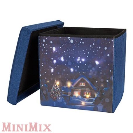 Világító karácsonyi puff