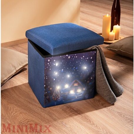 Világító karácsonyi puff