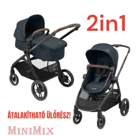 MAXI-COSI Zelia 3 Essenential Graphite multifunkciós 2in1 babakocsi