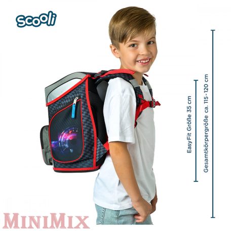 SCOOLI Iskolatáska készlet EasyFit Speed ​​​​Racer, 5 részes.