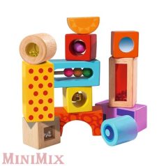 Eichhorn Fa kockák hanggal Color Tinkling Blocks 