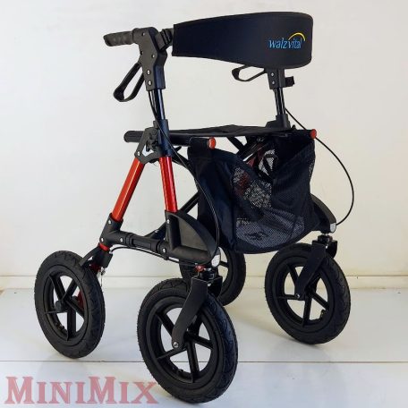 ANTAR AT51031 Kültéri rollátor piros fújható gumikkal