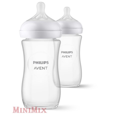 PHILIPS AVENT Natural Response 1+ 240 ml 2 db SCY933/02 üveg cumisüveg