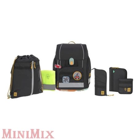 Lassig Iskolatáska készlet Boxy Unique  Black