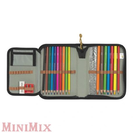 Lassig Iskolatáska készlet Boxy Unique  Black