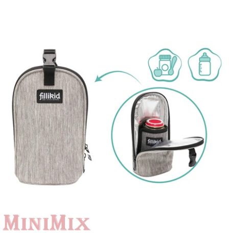 Fillikid cumisüveg melegítő LightGrey Melange USB 