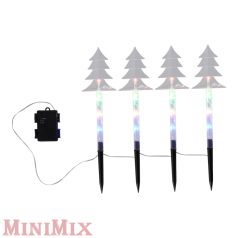 Kültéri világító fenyőfák 5 db-os
