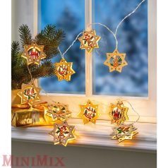 Led tündérfények fából