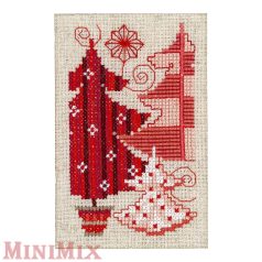 Hímezhető képeslap 3 db